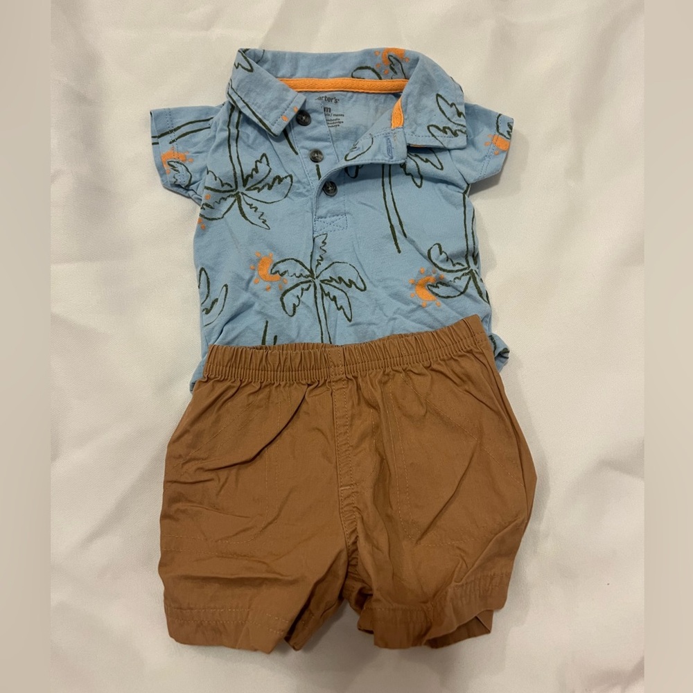 Carter's palm tree outfit